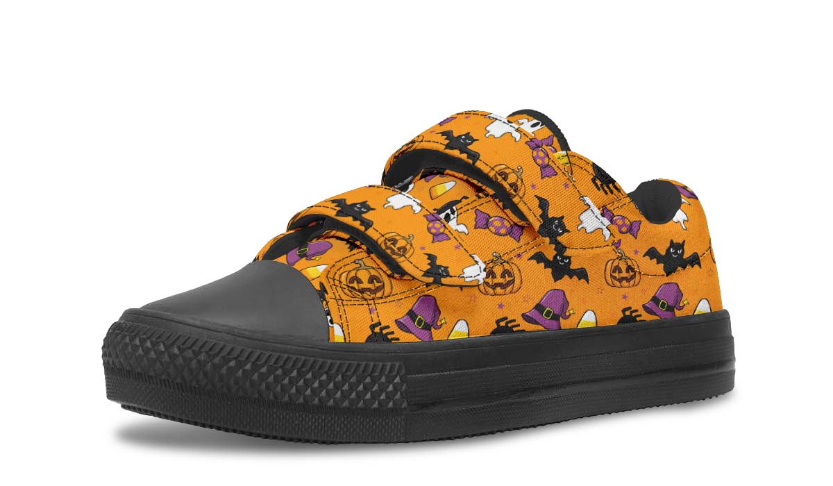 Halloween Pattern Kids Lowtops