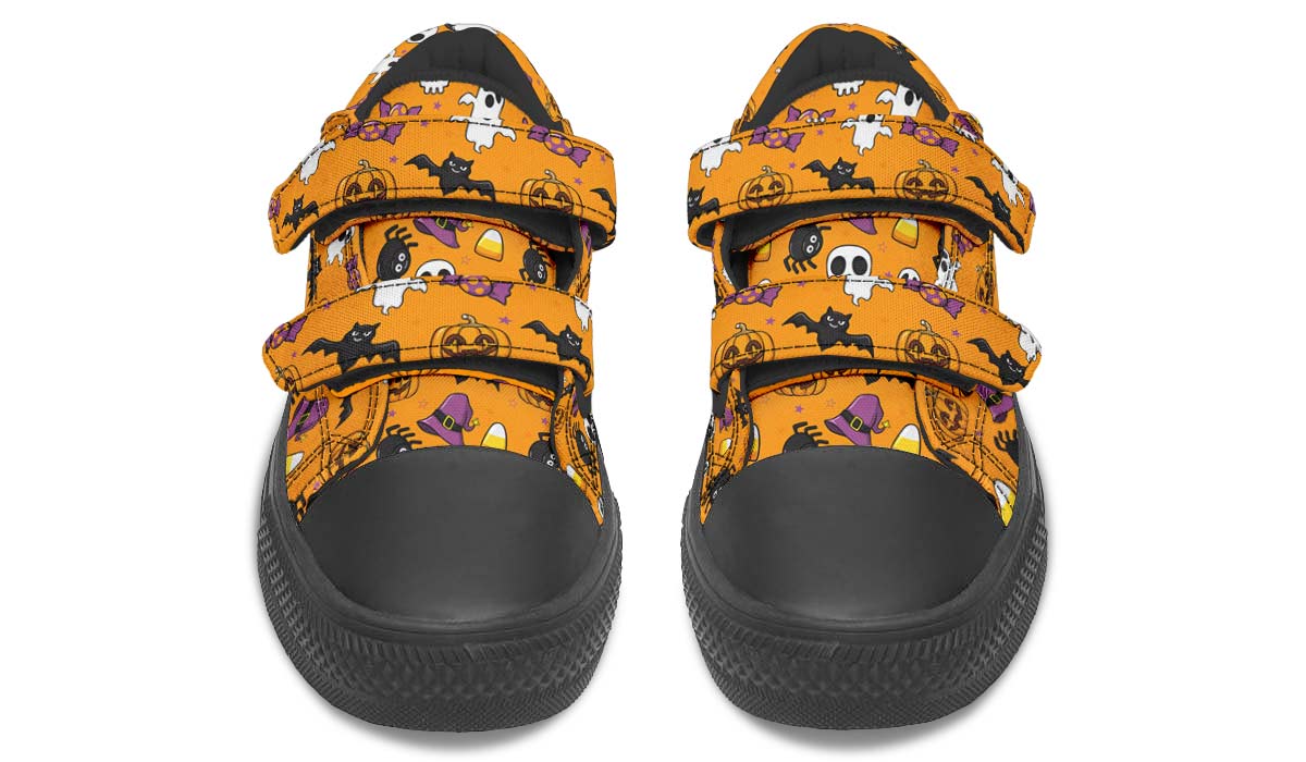 Halloween Pattern Kids Lowtops