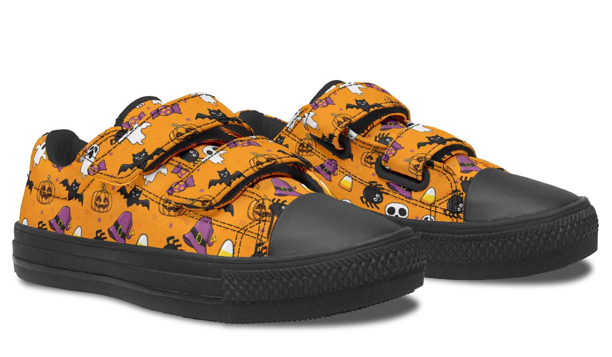 Halloween Pattern Kids Lowtops