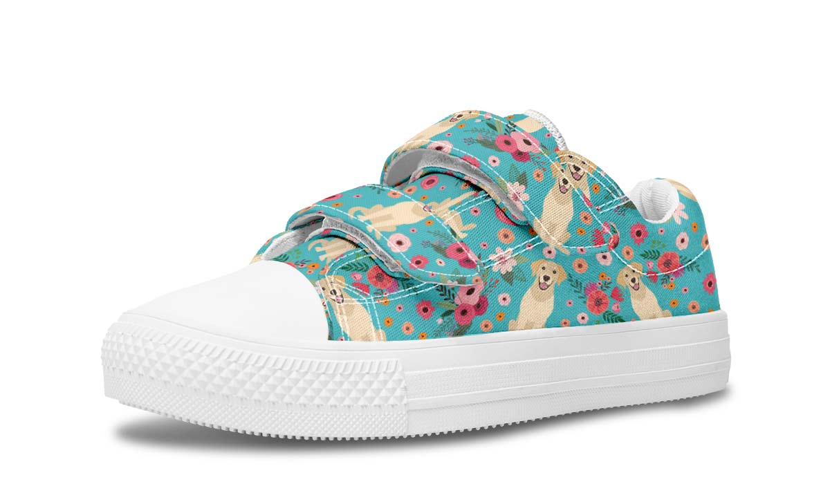 Labrador Flower Kids Lowtops