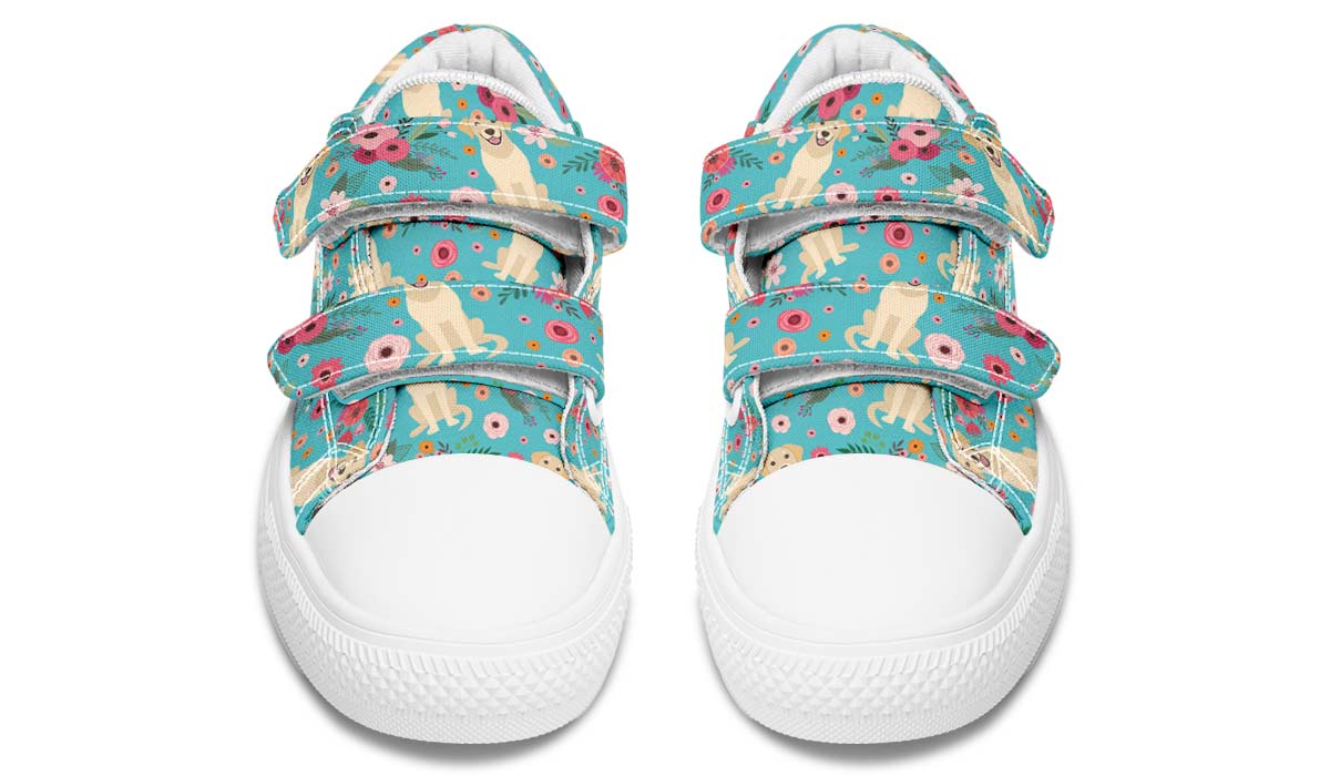 Labrador Flower Kids Lowtops