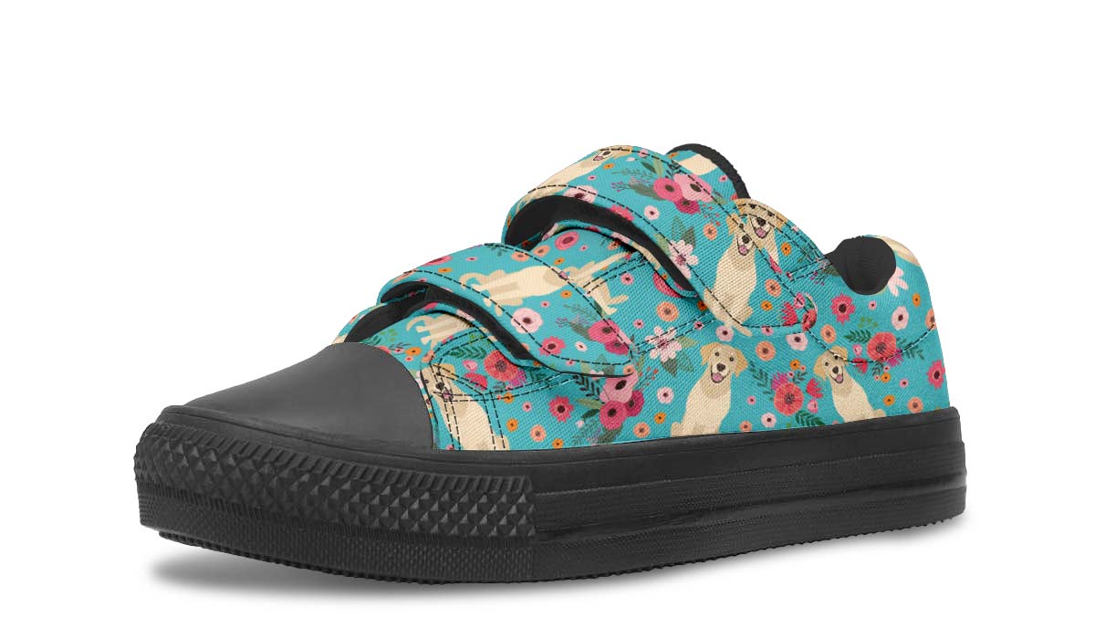 Labrador Flower Kids Lowtops