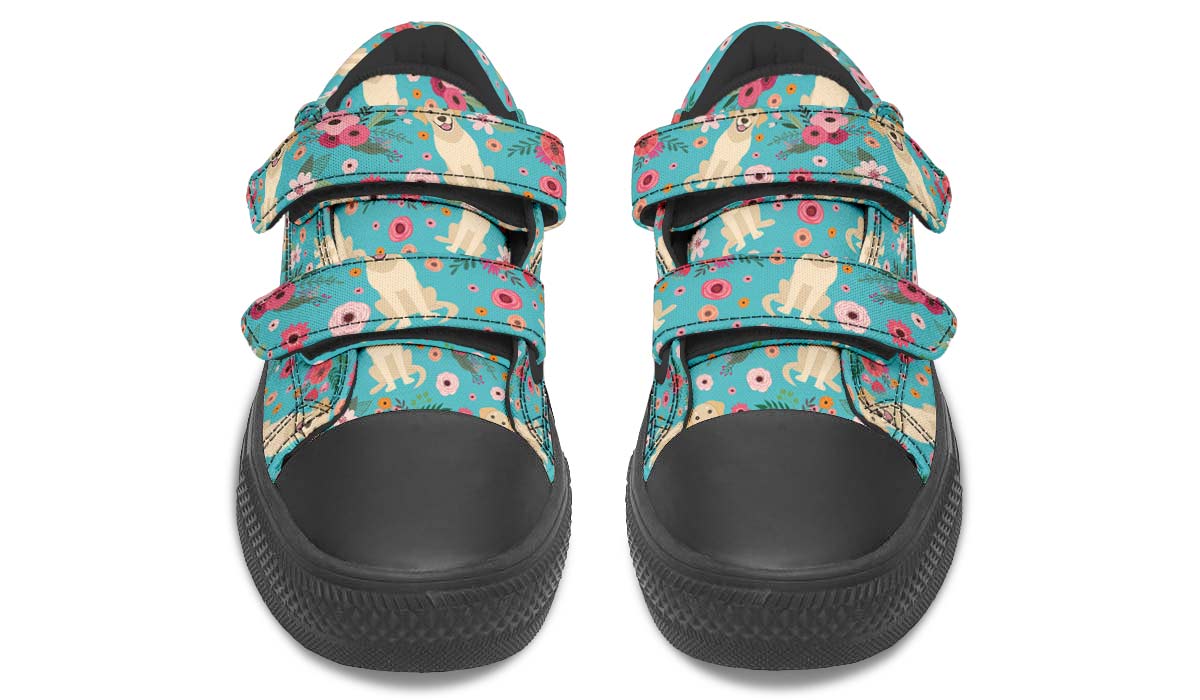 Labrador Flower Kids Lowtops