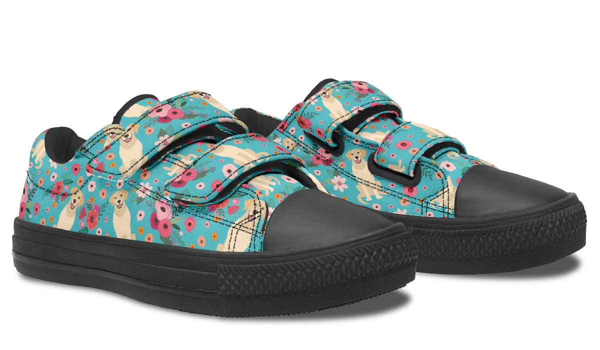 Labrador Flower Kids Lowtops