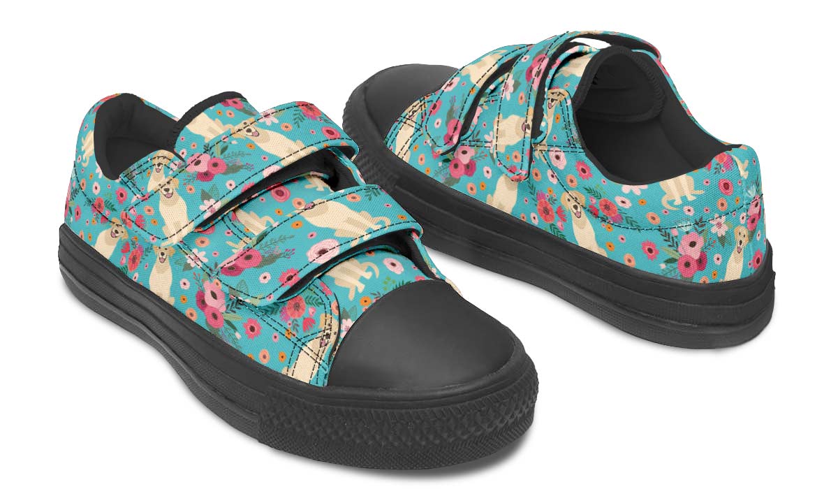 Labrador Flower Kids Lowtops