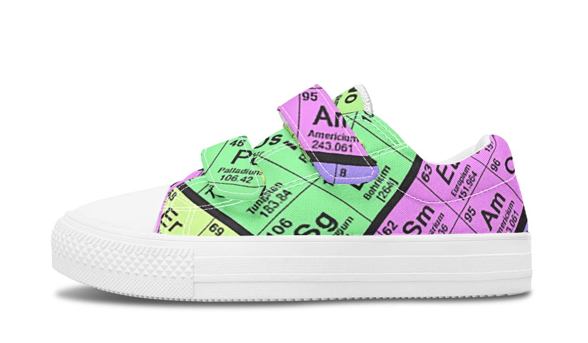 Periodic Table Kids Lowtops
