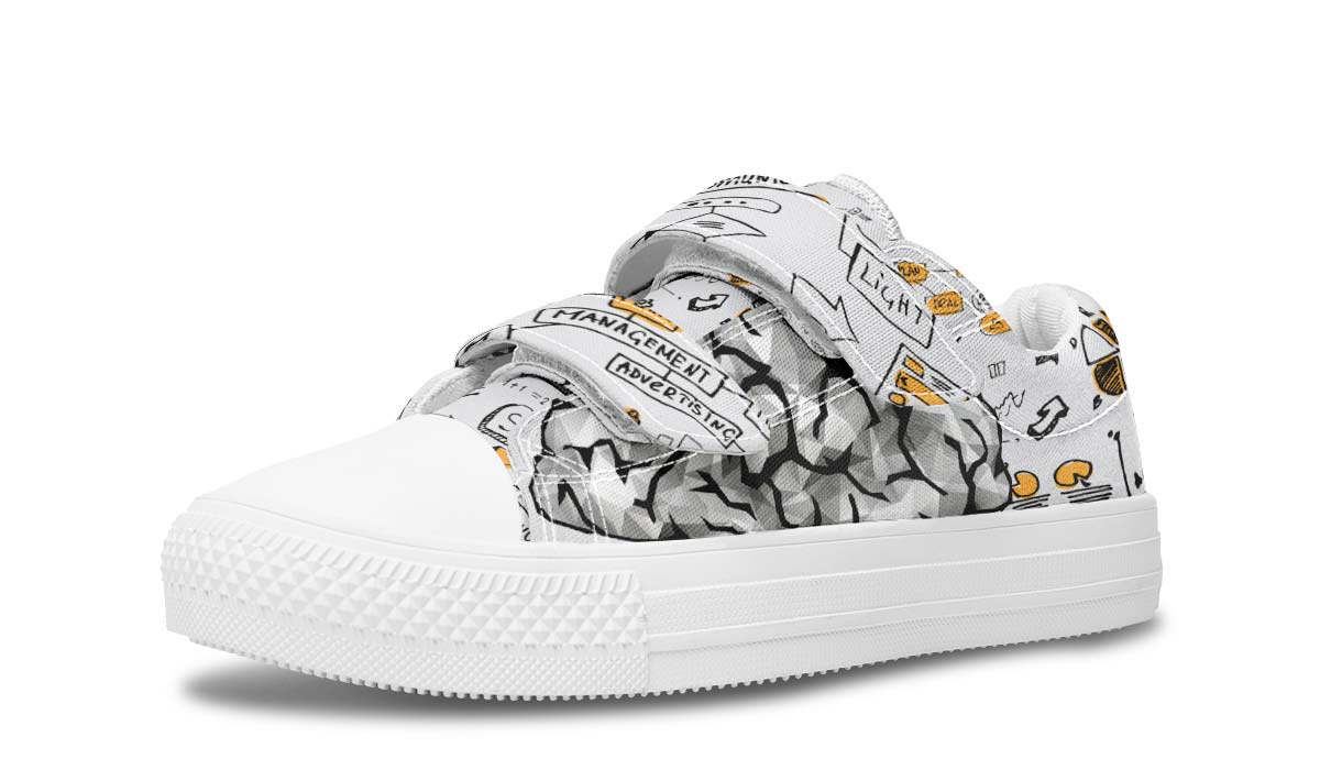 Right Brain Left Brain Kids Lowtops