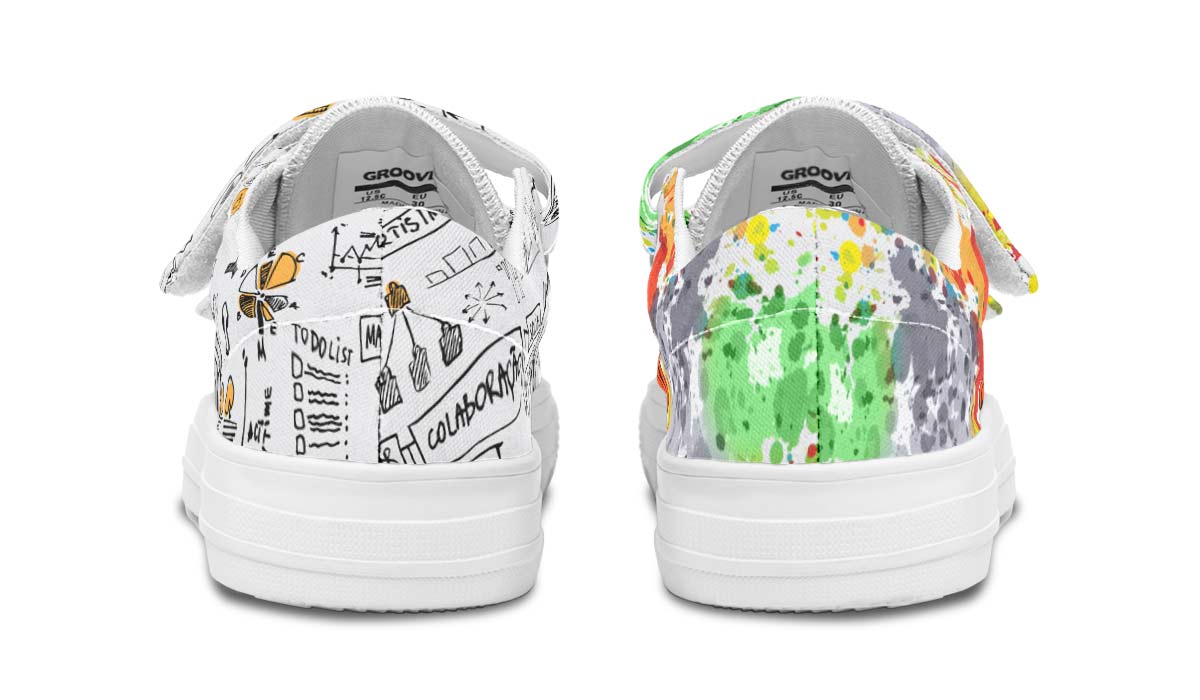 Right Brain Left Brain Kids Lowtops