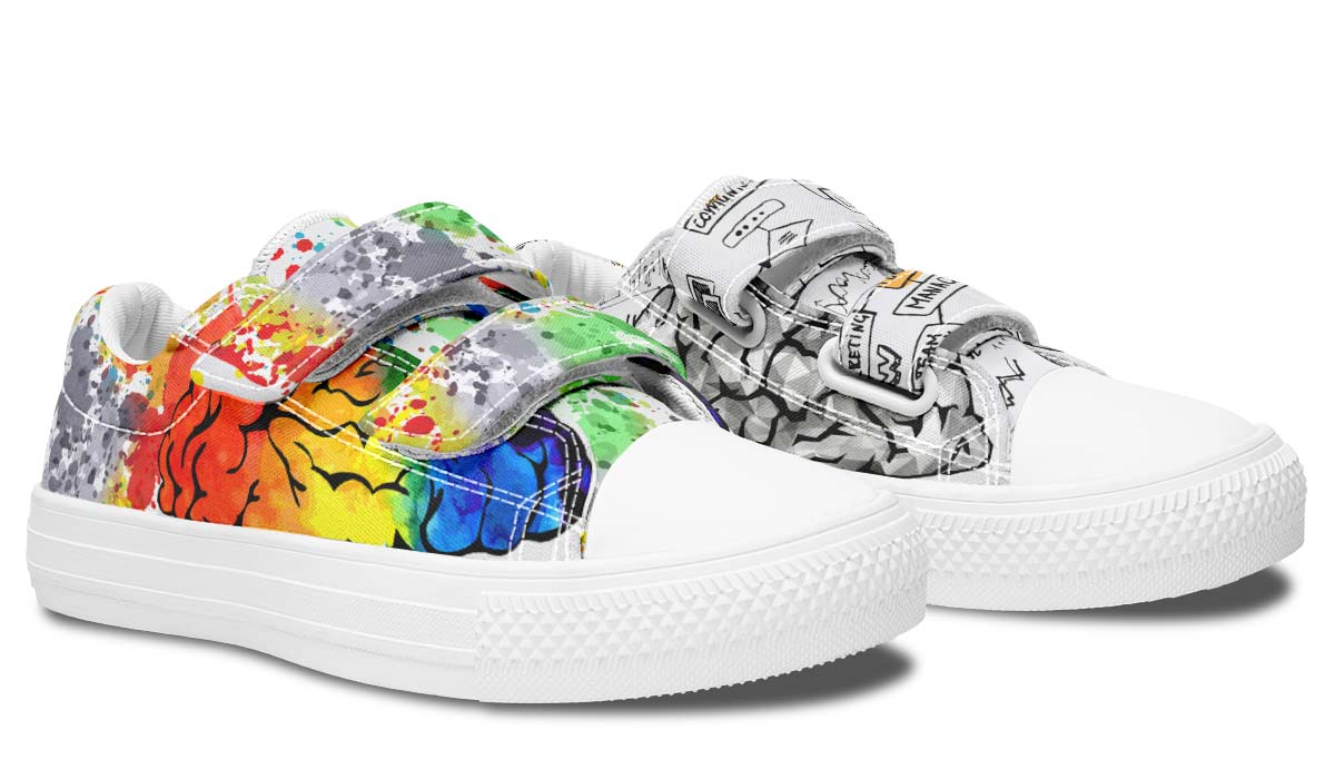 Right Brain Left Brain Kids Lowtops