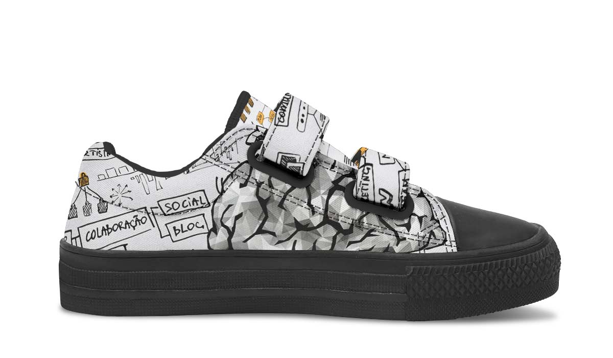 Right Brain Left Brain Kids Lowtops
