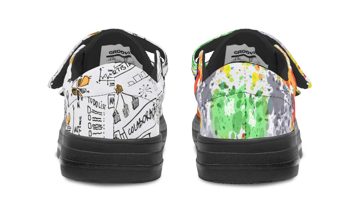 Right Brain Left Brain Kids Lowtops