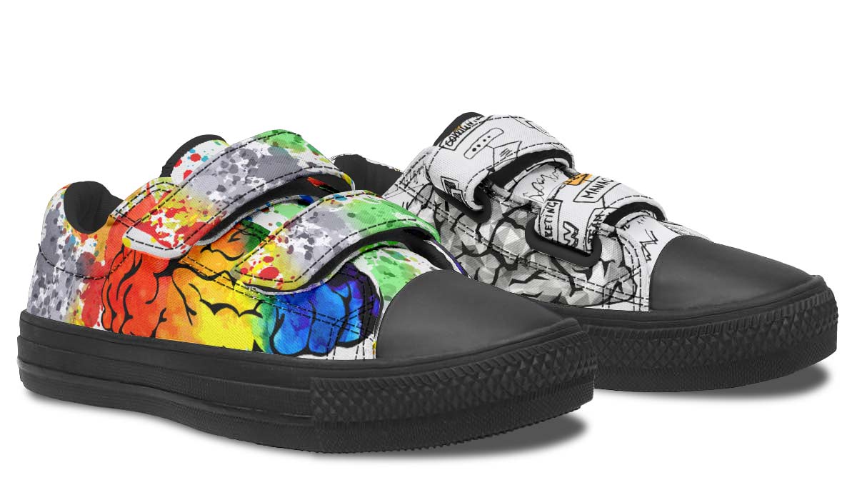 Right Brain Left Brain Kids Lowtops