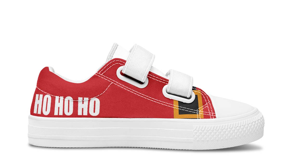 Santa Suit Christmas Kids Lowtops