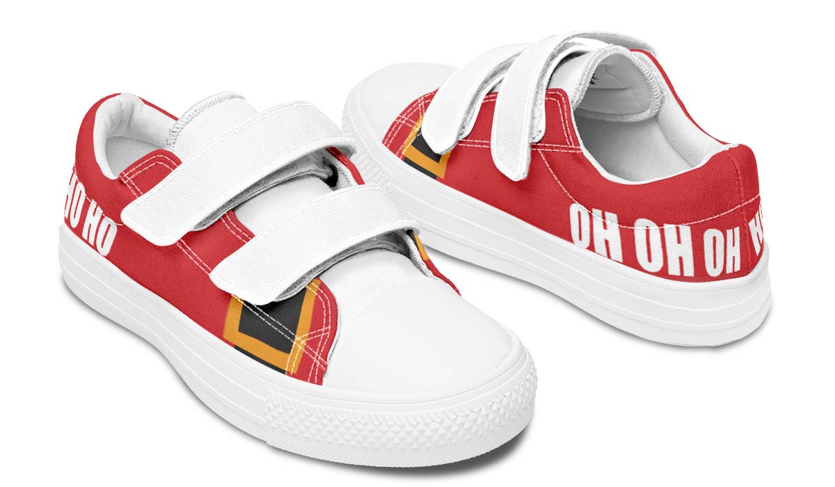 Santa Suit Christmas Kids Lowtops