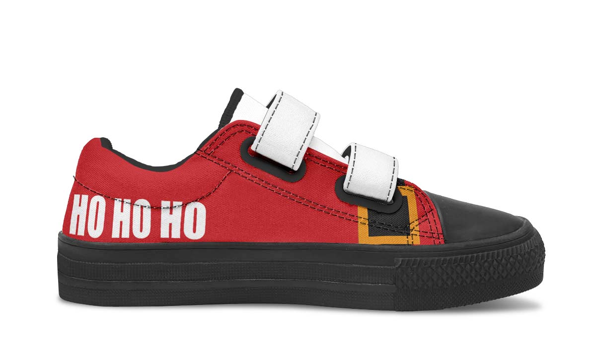 Santa Suit Christmas Kids Lowtops