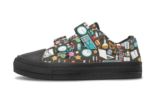 Science Pattern Kids Lowtops