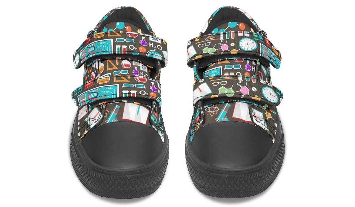 Science Pattern Kids Lowtops