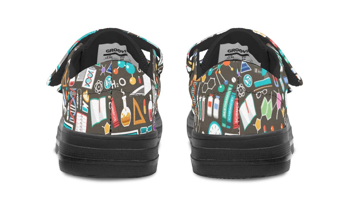 Science Pattern Kids Lowtops