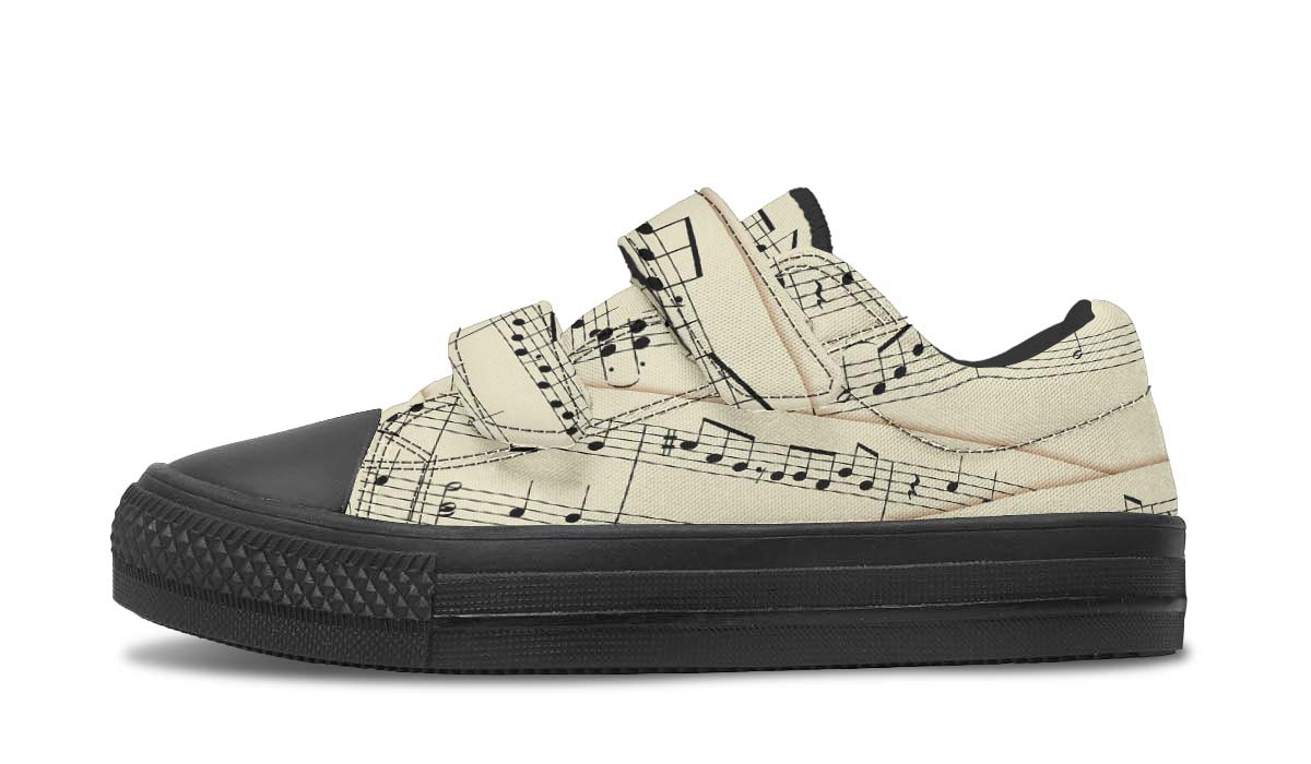 Sheet Music Kids Lowtops