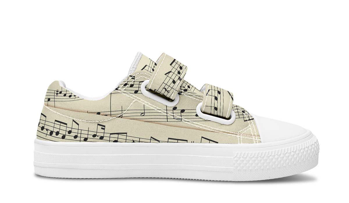 Sheet Music Kids Lowtops