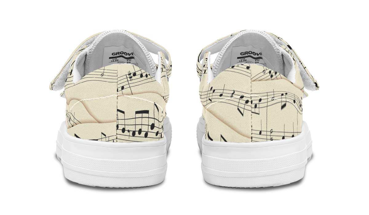 Sheet Music Kids Lowtops