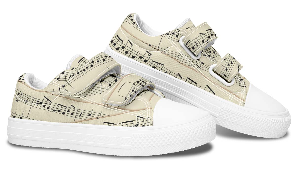 Sheet Music Kids Lowtops