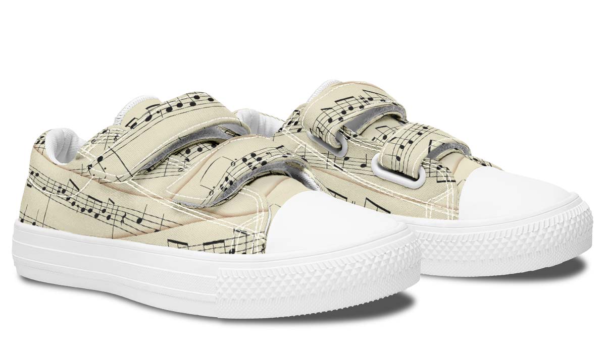 Sheet Music Kids Lowtops