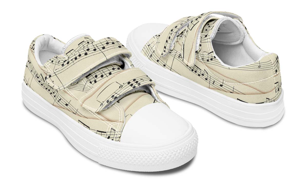 Sheet Music Kids Lowtops