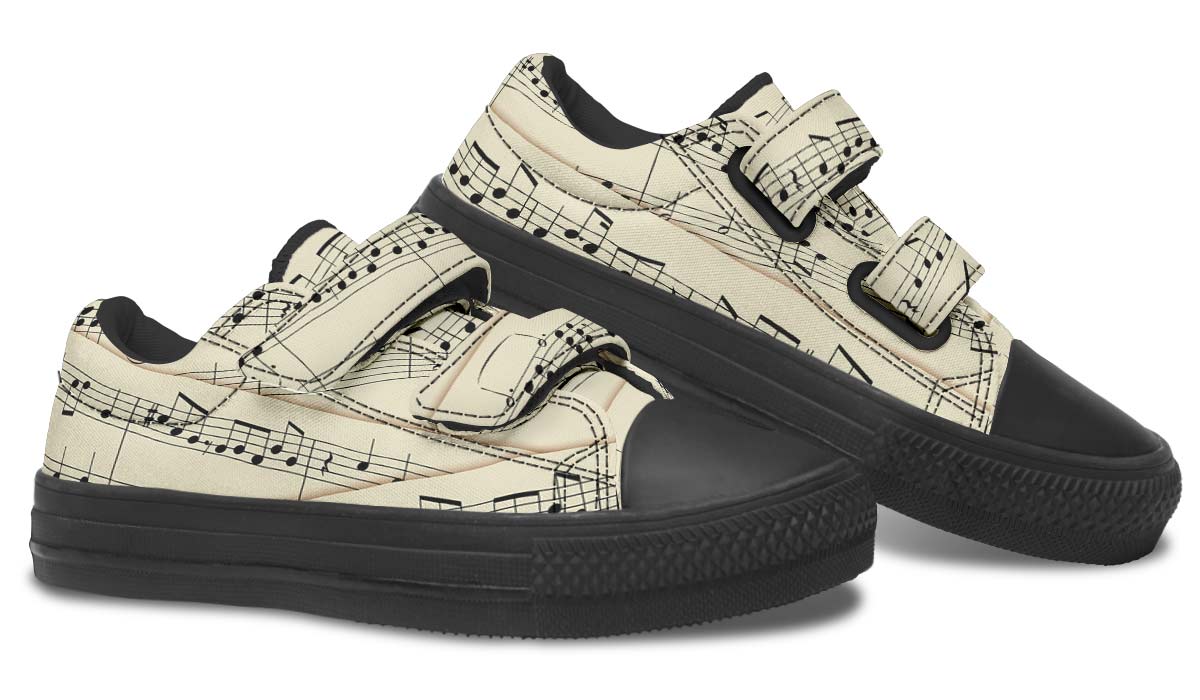 Sheet Music Kids Lowtops