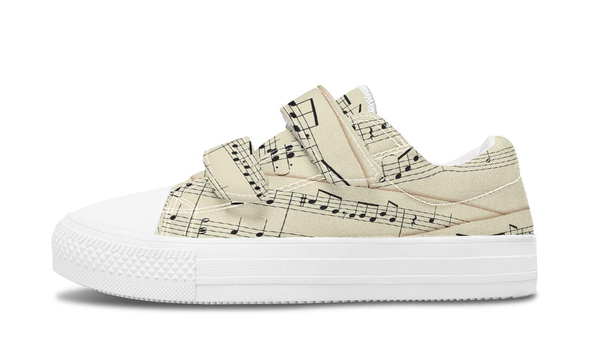 Sheet Music Kids Lowtops