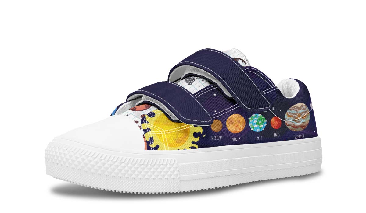 Space Notebook Kids Lowtops