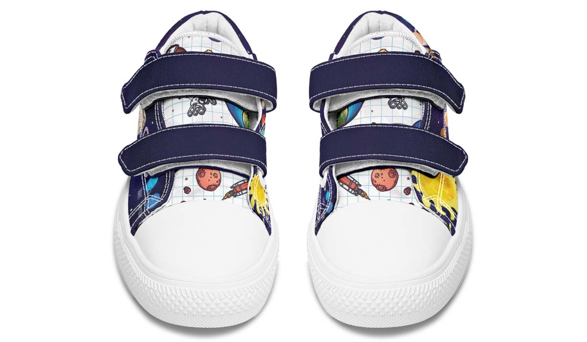 Space Notebook Kids Lowtops