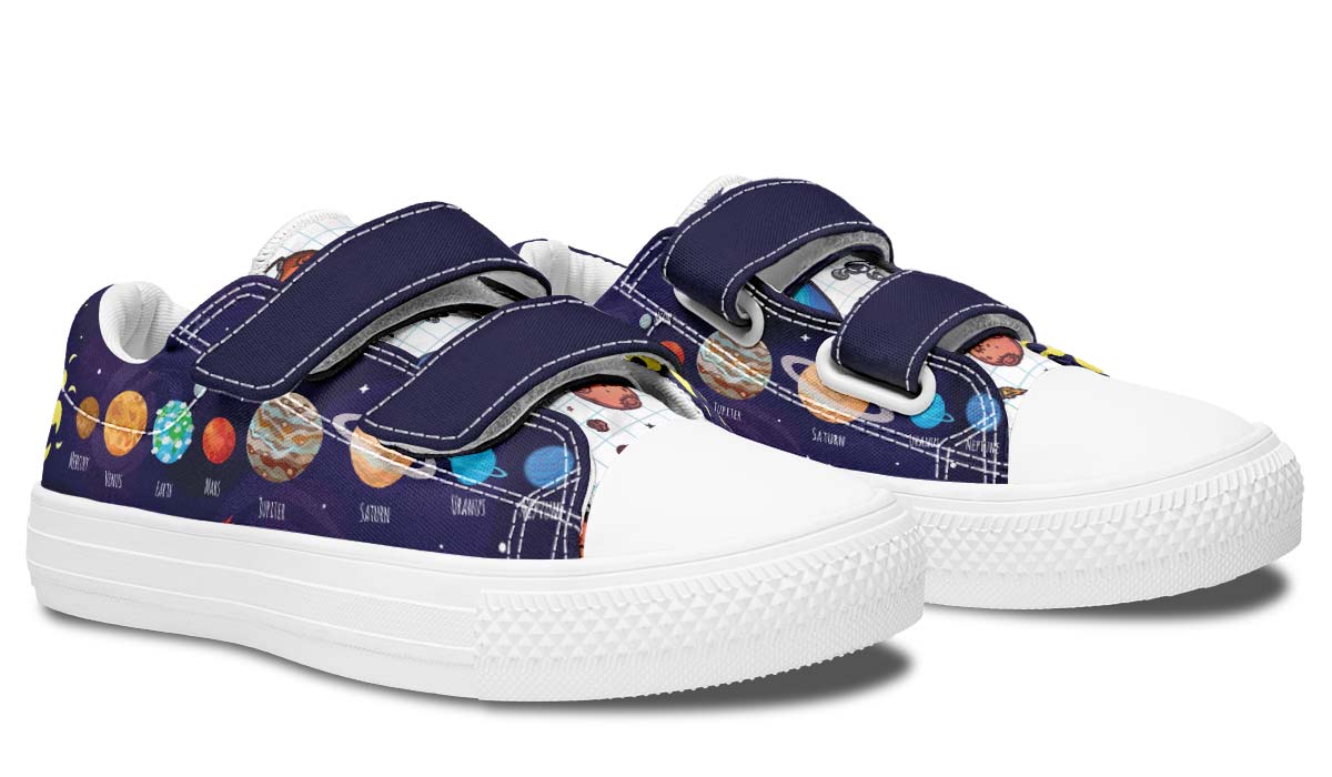 Space Notebook Kids Lowtops