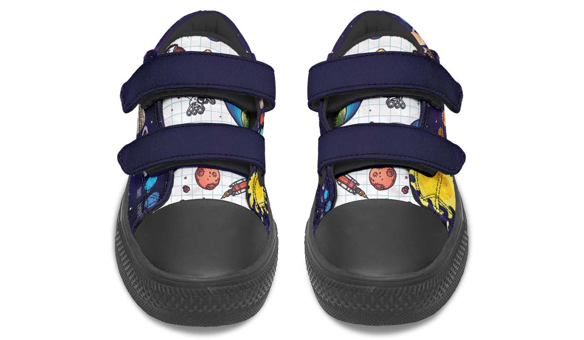 Space Notebook Kids Lowtops
