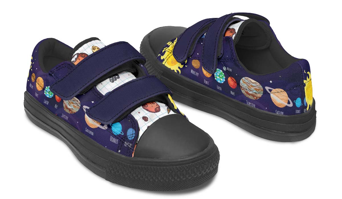 Space Notebook Kids Lowtops