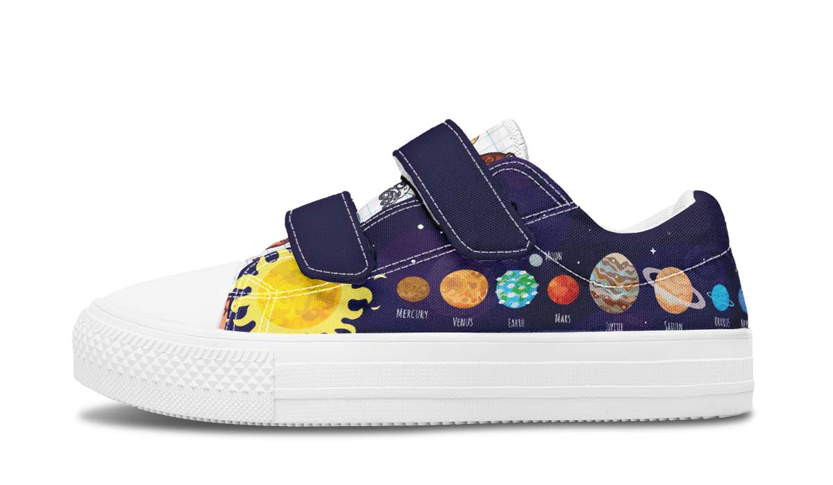 Space Notebook Kids Lowtops