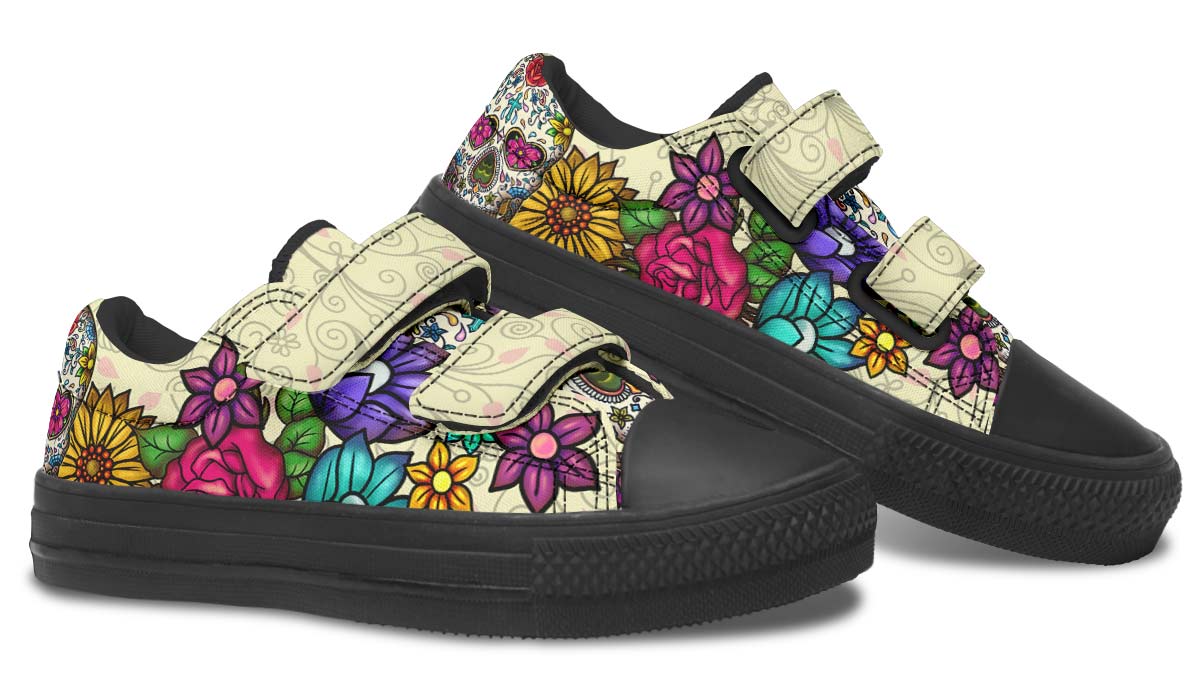 Sugar Skull Kids Lowtops