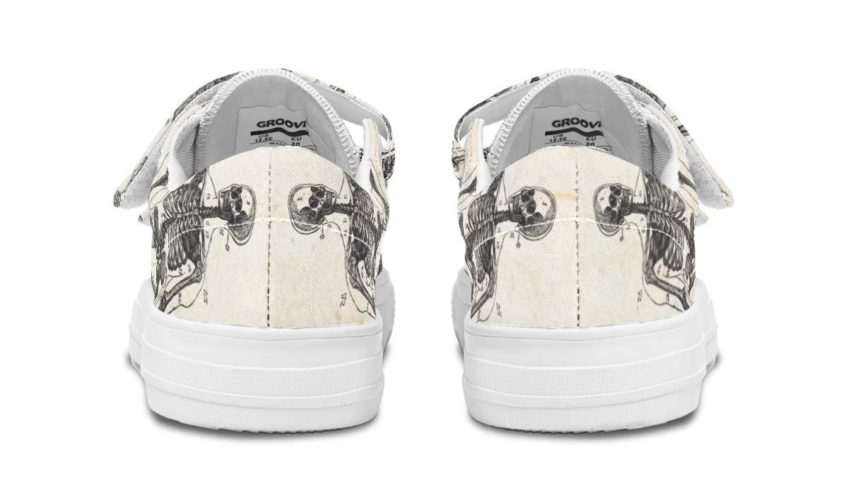 Vintage Anatomy Kids Lowtops