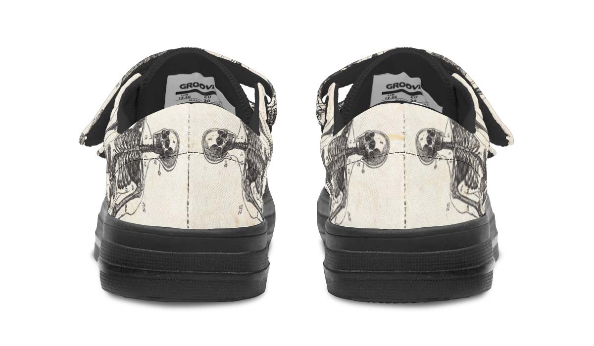 Vintage Anatomy Kids Lowtops