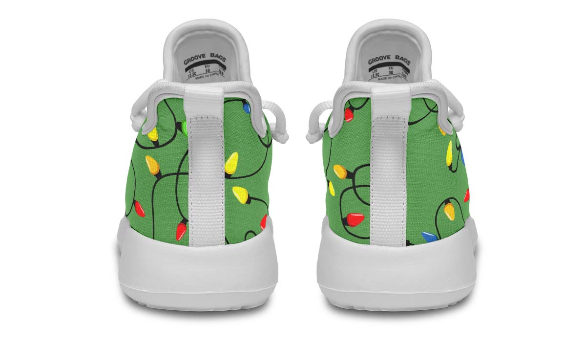 Christmas Lights Kids Sneakers