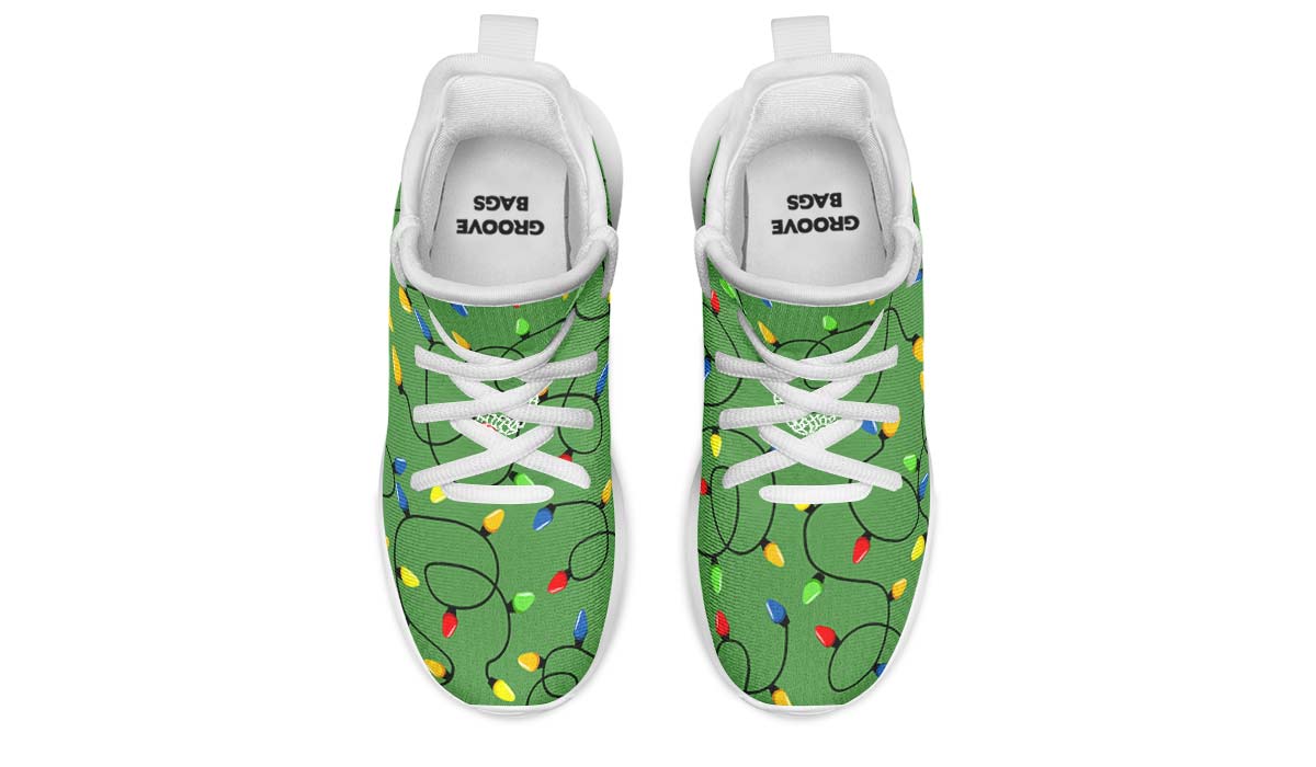 Christmas Lights Kids Sneakers