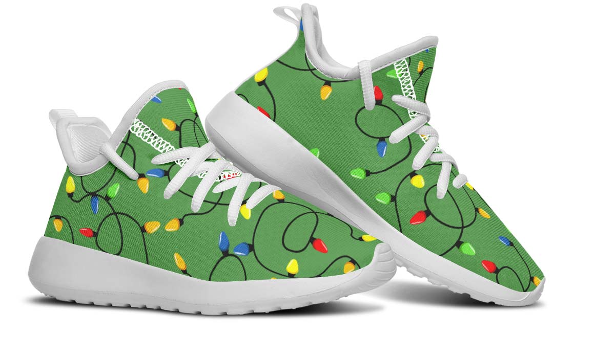 Christmas Lights Kids Sneakers