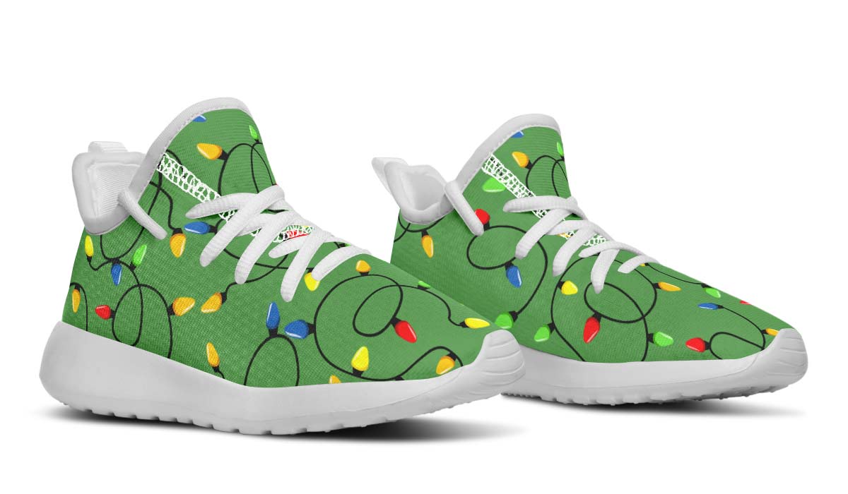 Christmas Lights Kids Sneakers