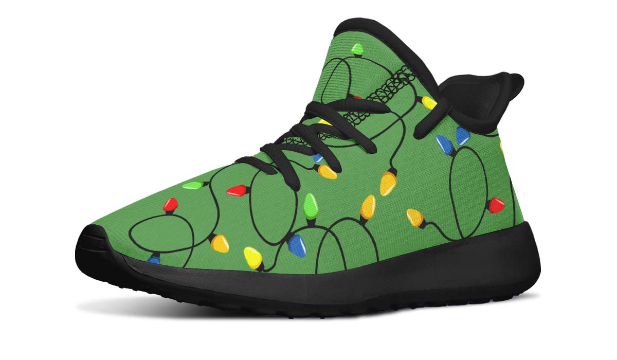 Christmas Lights Kids Sneakers