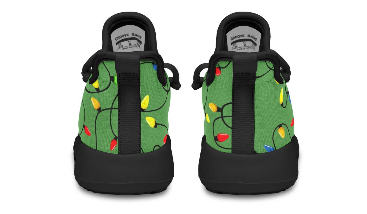 Christmas Lights Kids Sneakers