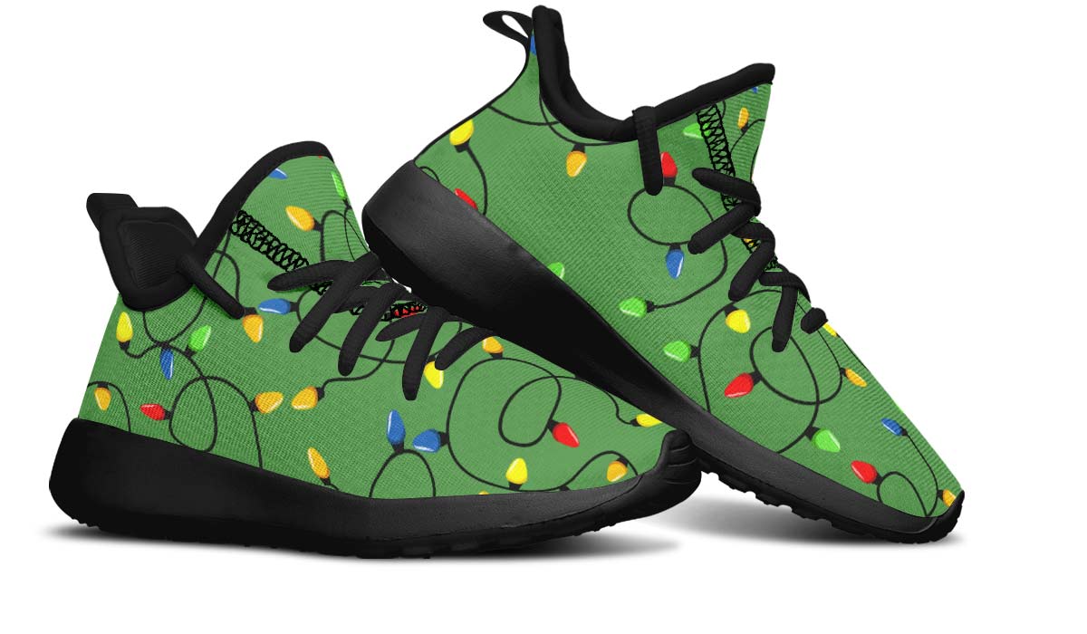 Christmas Lights Kids Sneakers
