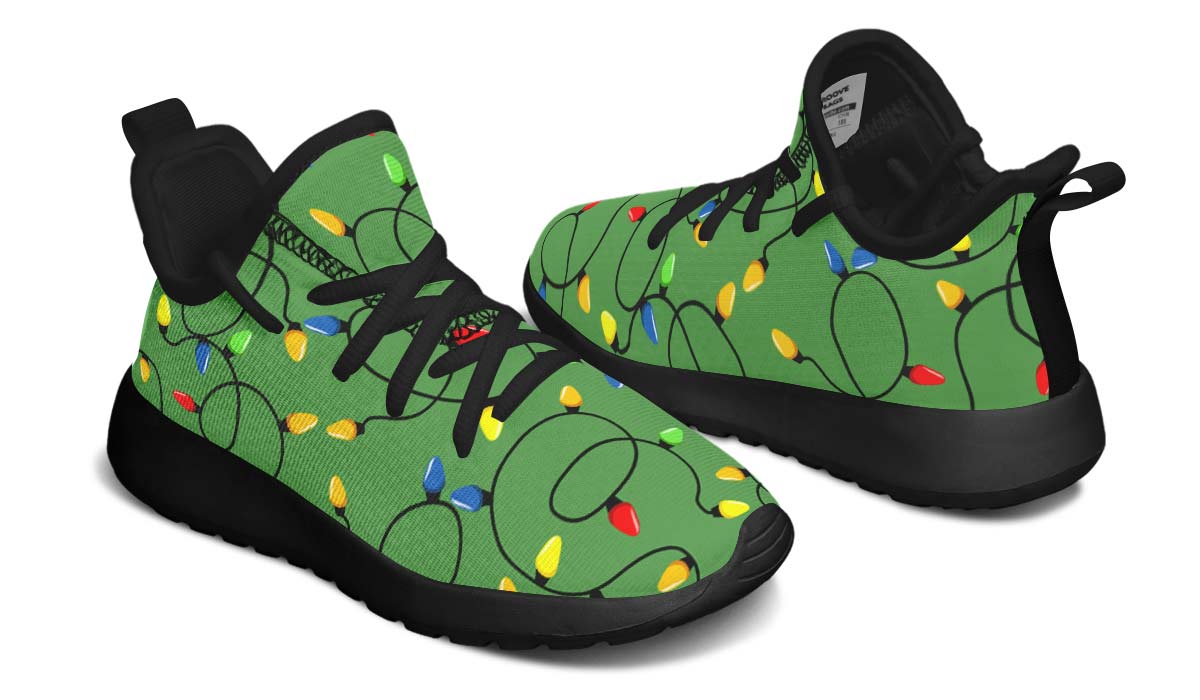 Christmas Lights Kids Sneakers
