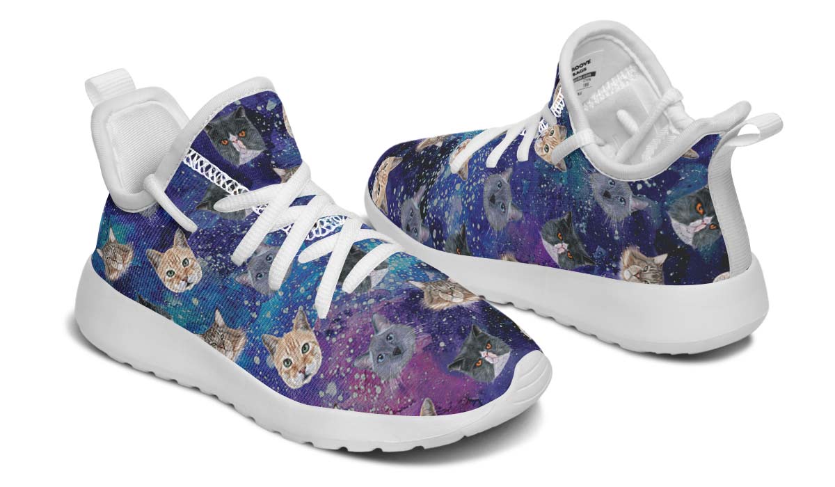 Cosmic Cat Kids Sneakers