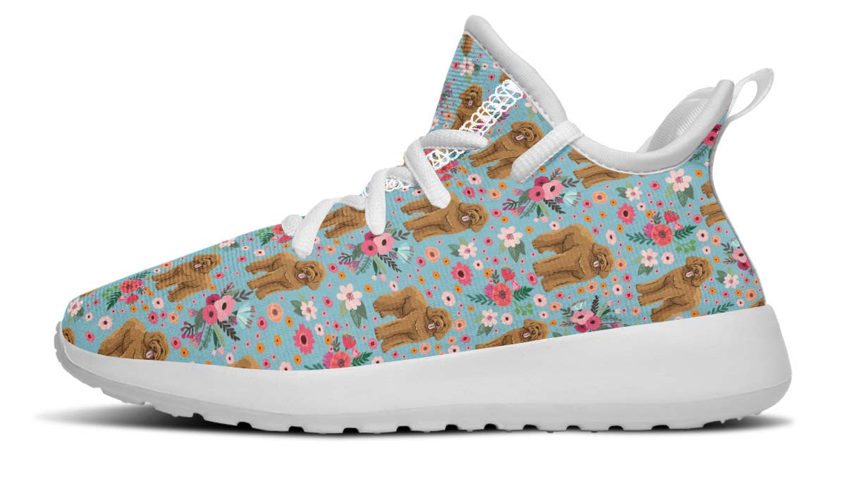 Goldendoodle Flower Kids Sneakers