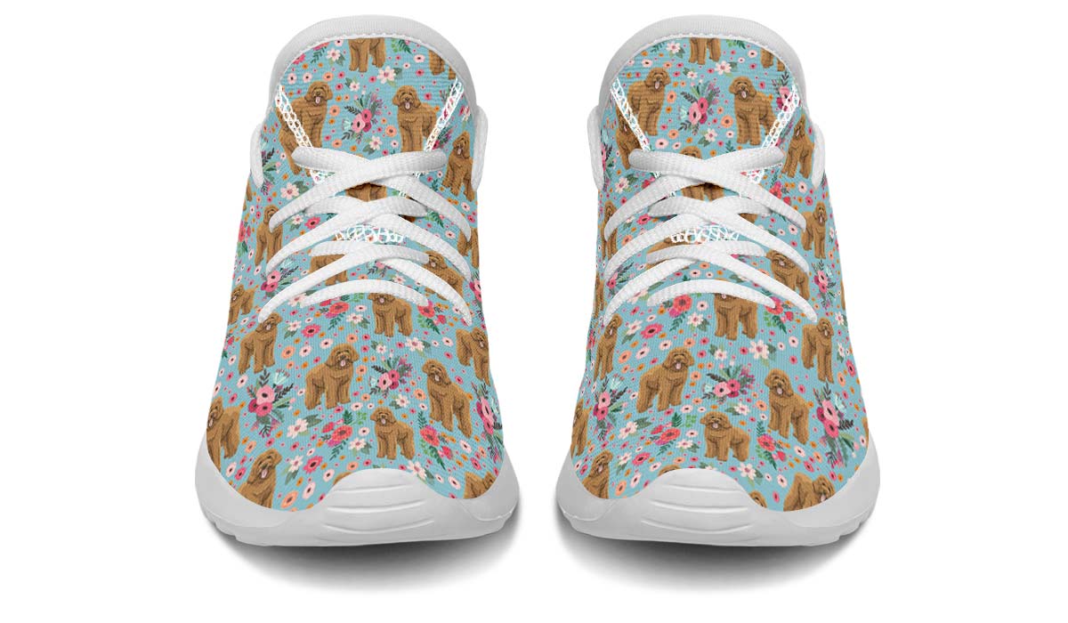 Goldendoodle Flower Kids Sneakers